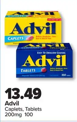 PharmaChoice Advil caplets, tablets offer