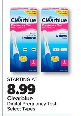 PharmaChoice Clearblue digital pregnancy test offer