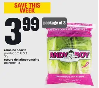 Independent City Market Cœurs de laitue romaine, 3's offer