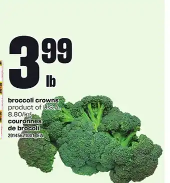 Independent City Market Couronnes de brocoli offer