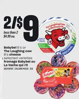 Independent City Market Fromage babybel, 6's ou la vache qui rit, 8's offer
