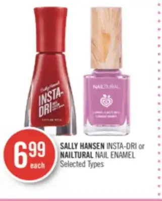 Shoppers Drug Mart Sally hansen insta-dri or nailtural nail enamel offer