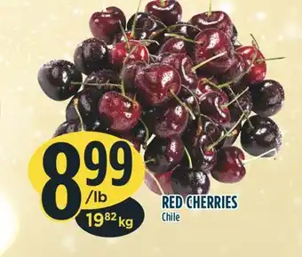Marché Adonis Red cherries offer
