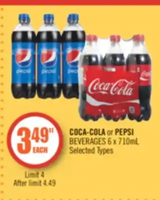 Shoppers Drug Mart Coca-cola or pepsi beverages offer