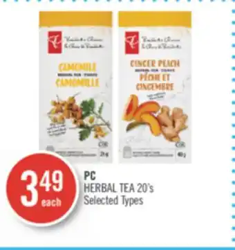 Shoppers Drug Mart Pc herbal tea offer