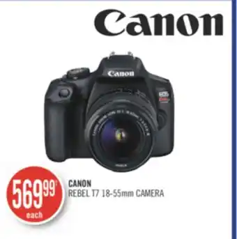 Shoppers Drug Mart Canon rebel t7 18-55mm camera offer