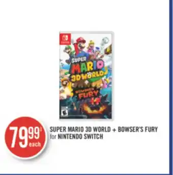 Shoppers Drug Mart Super mario 3d world + bowser's fury for nintendo switch offer