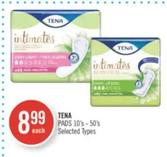 Shoppers Drug Mart Tena pads offer