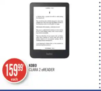 Shoppers Drug Mart Kobo clara 2 ereader offer