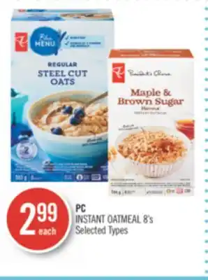 Shoppers Drug Mart Pc instant oatmeal offer