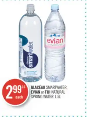 Shoppers Drug Mart Glacéau smartwater, evian or fiji natural spring water 1.5l offer