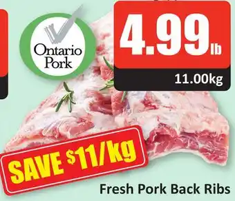 Starsky Fresh pork back ribs offer