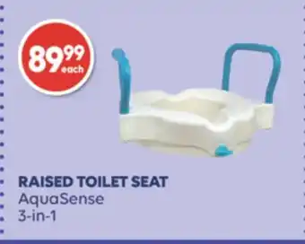 Wellwise by Shoppers Aquasense raised toilet seat offer