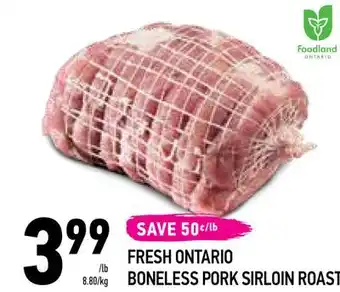 Coppa's Fresh Market Fresh ontario boneless pork sirloin roast offer