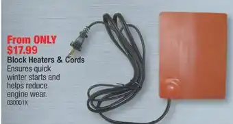 PartSource Block heaters & cords offer
