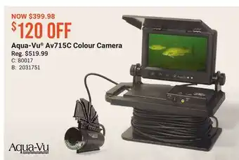 Bass Pro Aqua-vu av715c colour camera offer