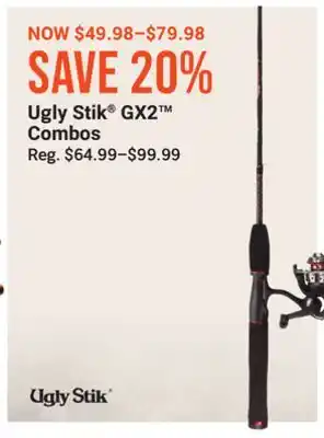 Bass Pro Ugly stik gx2 combos offer