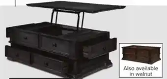 Leon's Roman lift-top coffee table - grey offer