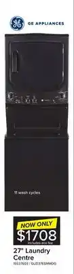 Leon's Ge diamond grey electric laundry centre - gud37esmmdg offer