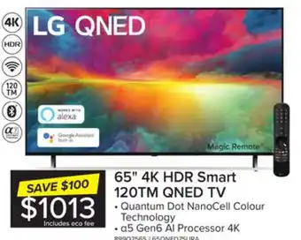Leon's Lg 65 qned75 series led w/ thinkq ai tv - 65qned75ura offer