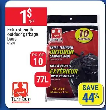 Rossy Extra strength outdoor garbage bags offer