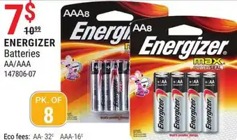 Rossy Energizer batteries aa/aaa offer