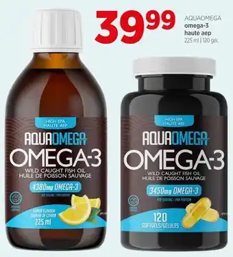 Avril Omega-3 haute aep aquaomega offer