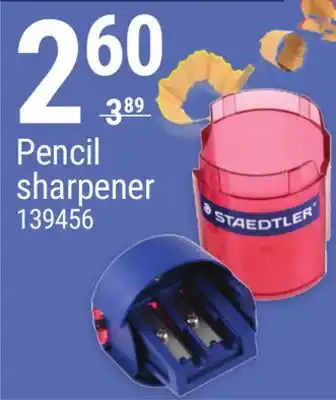 Rossy Staedtler pencil sharpener offer
