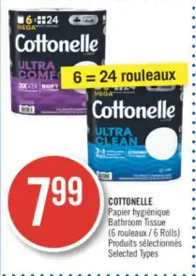 Pharmaprix Cottonelle bathroom tissue offer