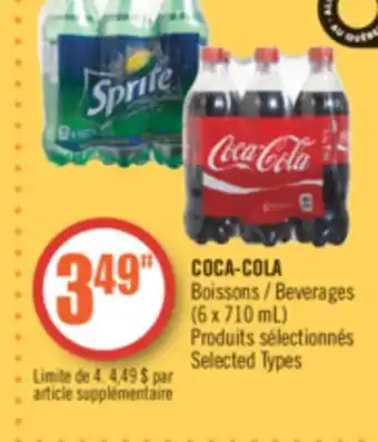 Pharmaprix Coca-cola beverages offer