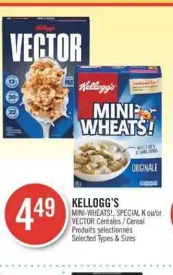 Pharmaprix Kellogg's mini-wheats!, special k or vector cereal offer