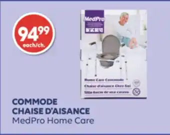 Wellwise by Shoppers Commode chaise d'aisance medpro home care offer