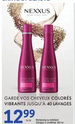Uniprix Nexxus shampooing ou revitalisant/shampoo or conditioner offer