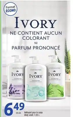 Uniprix Ivory nettoyant pour le corps/body wash offer