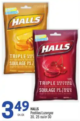 Uniprix Halls pastilles/lozenges offer