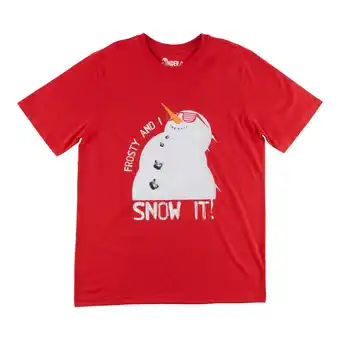 Giant Tiger Men's novelty holiday graphic t-shirt offer