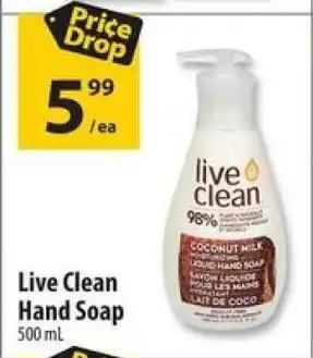 Co-op Live Clean Hand Soap 500ml offer