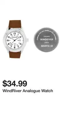 Mark's Windriver analogue watch offer