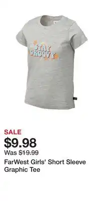 Mark's Farwest girls' short sleeve graphic tee offer