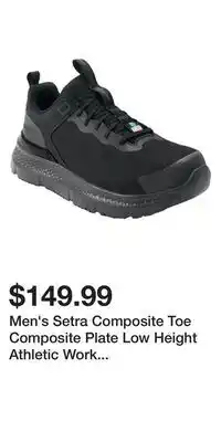Mark's Men's setra composite toe composite plate low height athletic work boots offer