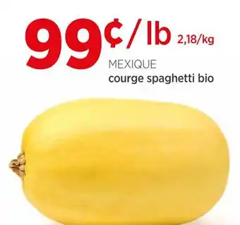 Avril Mexique courge spaghetti bio offer