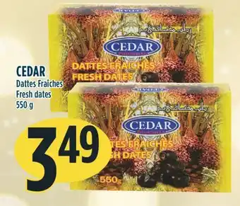 Marché Adonis Cedar dattes fraîches offer