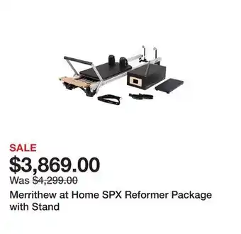TSC Stores Merrithew at home spx reformer package with stand offer