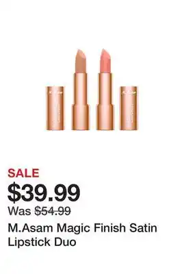 TSC Stores M.asam magic finish satin lipstick duo offer