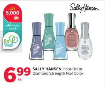 Rexall Sally hansen insta-dri or diamond strength nail color offer
