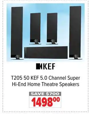 2001 Audio Video Kef 5.0 channel super hi-end home theatre speakers offer