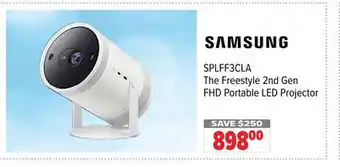 2001 Audio Video Samsung the freestyle 2nd gen fhd portable led projector offer