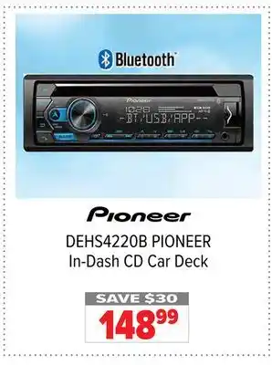 2001 Audio Video Pioneer in-dash cd car deck offer