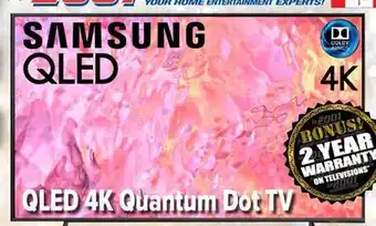 2001 Audio Video Samsung 55 qled 4k quantum dot tv offer