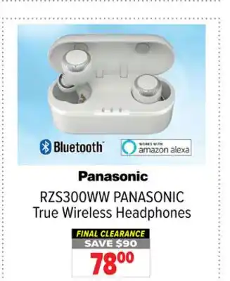 2001 Audio Video Panasonic true wireless headphones offer
